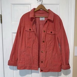 Old Navy Corduroy Plus Size Pink Jacket